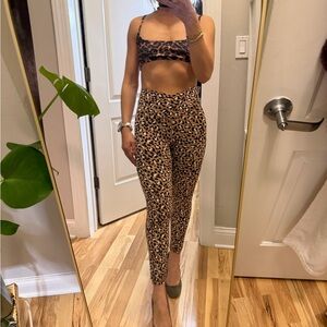 OFFLINE by Aerie Leopard Print High-Waisted Leggings – Size S